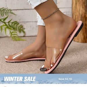 Women's Beach Sandals Leisure Vacation Slides
Pink / US10(CN43)